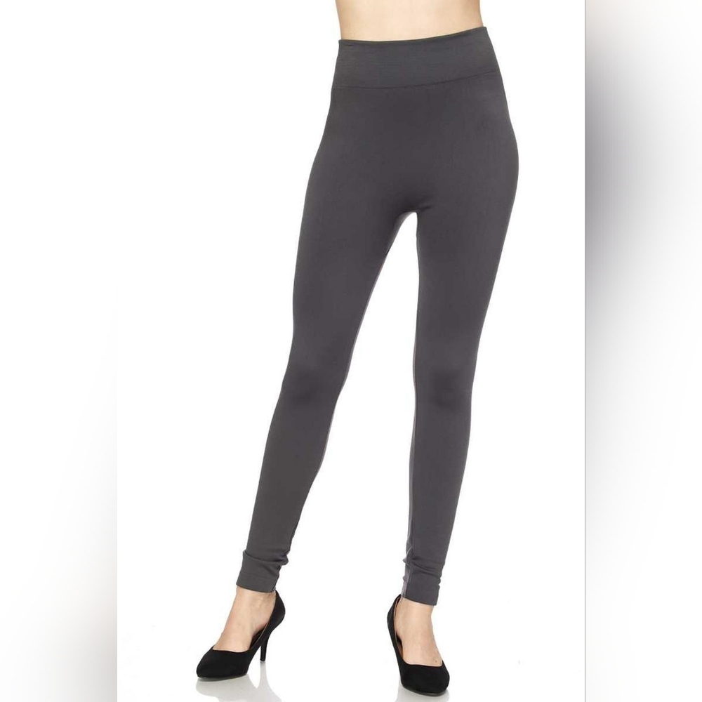 New Mix Slim High-Rise Charcoal Leggings
